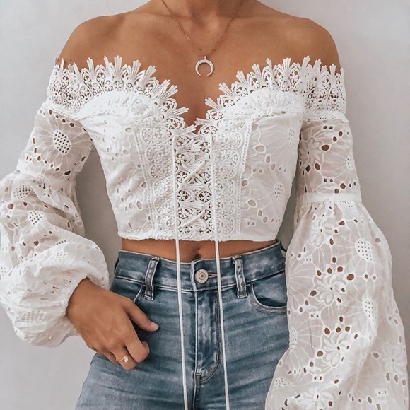 Crochet Front Top - Picture 2 of 7